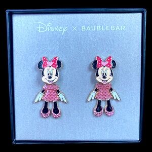 BaubleBar Disney Minnie Pink Earrings